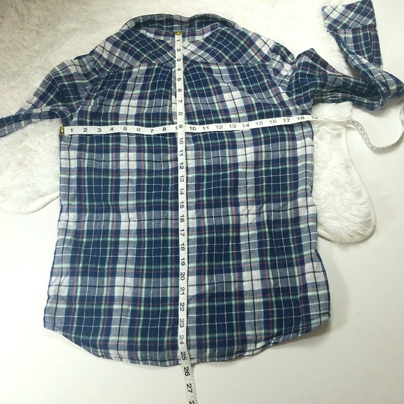 [Banana Republic] Soft Wash BF Plaid Button up - Picture 5 of 5